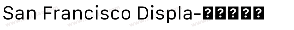 San Francisco Displa字体转换